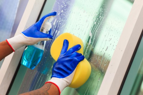 Professional upholstery cleaning for a fabric sofa in Richmond