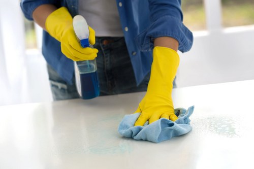 Local Richmond cleaning service preparing a property for inspection