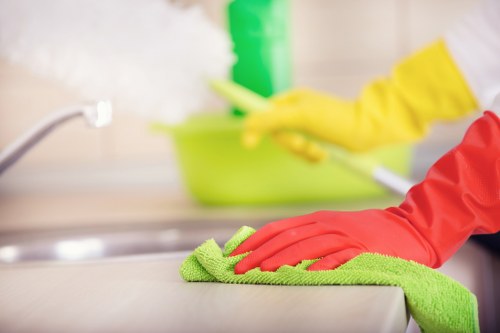Local Richmond carpet cleaning preparation and aftercare scene